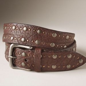 Sundance forever beauty leather studded belt med